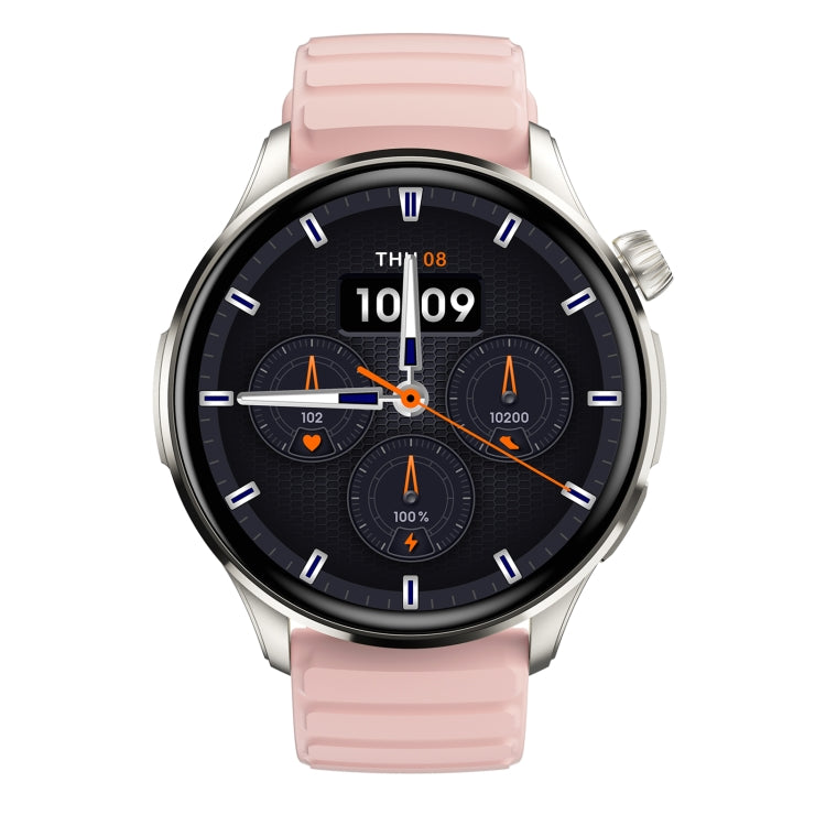 J45 1.43 inch BT5.1 Smart Sport Watch, Support Sleep / Heart Rate / Blood Oxygen / Blood Pressure Health Monitor(Pink)