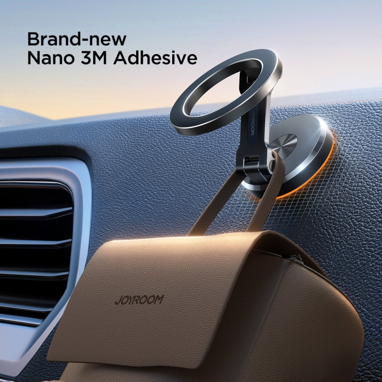 JOYROOM JR-ZS403 Metal Foldable Magnetic Car Phone Mount(Black)