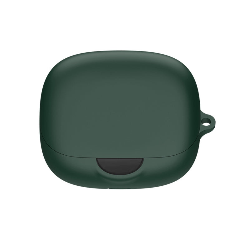 For Anker Soundcore AeroFit Pro Wireless Earphone Silicone Protective Case(Dark Green)
