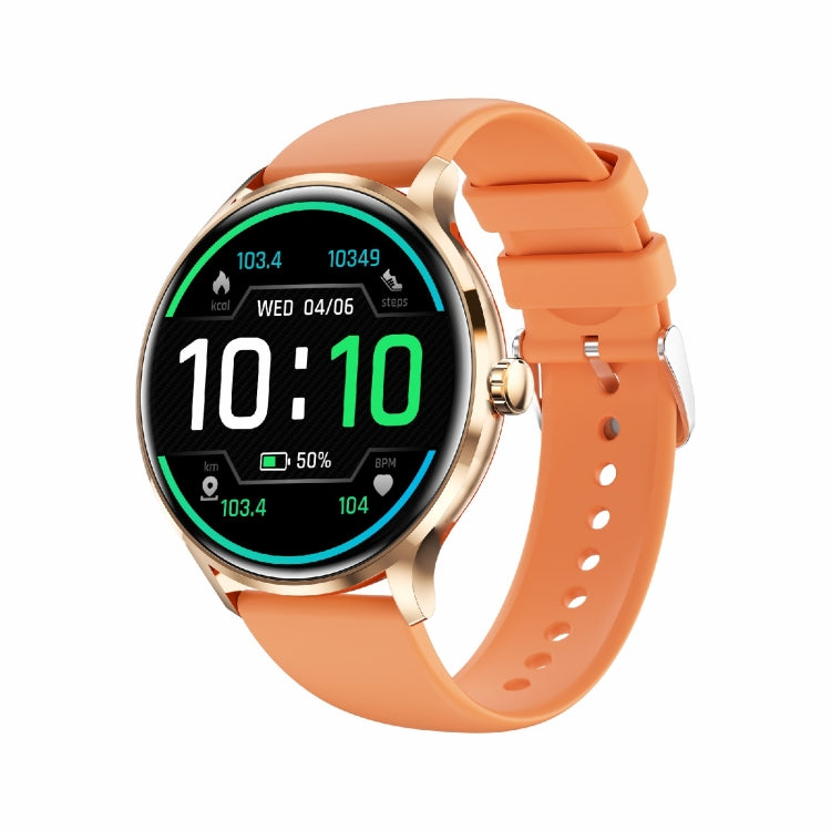 QS80 1.39 inch BT5.2 Smart Sport Watch, Support Bluetooth Call / Sleep / Blood Oxygen / Temperature / Heart Rate / Blood Pressure Health Monitor(Orange)