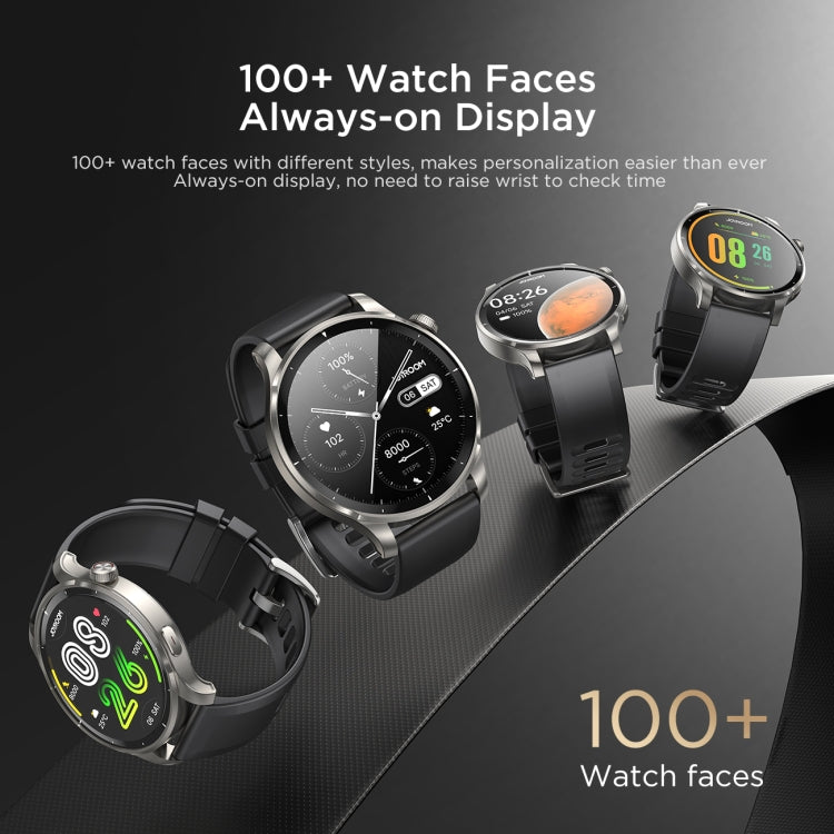 JOYROOM JR-FV1 Venture Series 1.43 inch Bluetooth Call Smart Watch Supports Sleep Monitoring/Blood Oxygen Detection(Dark Grey)