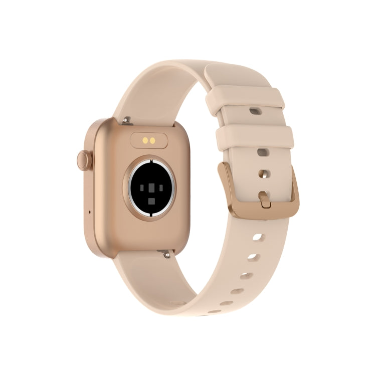 P43 1.8 inch TFT Screen Bluetooth Smart Watch, Support Heart Rate Monitoring & 100+ Sports Modes(Gold)