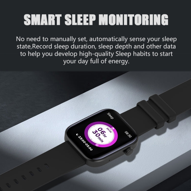 P43 1.8 inch TFT Screen Bluetooth Smart Watch, Support Heart Rate Monitoring & 100+ Sports Modes(Red Blue)
