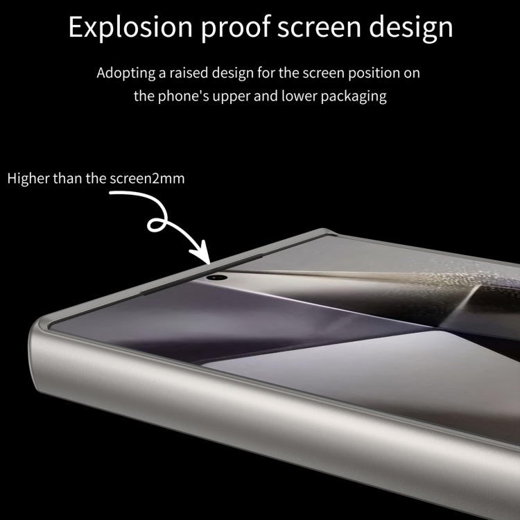 For Samsung Galaxy S24 Ultra 5G GKK AG Craft Skin Feel Full Coverage Phone Case(Green)