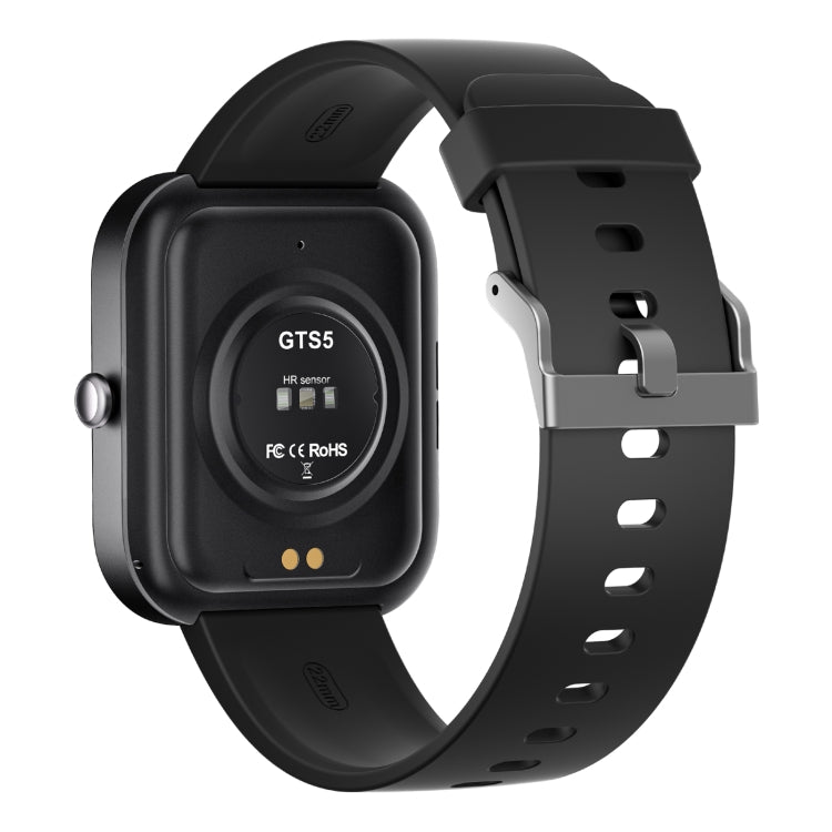 GTS5 2.0 inch Fitness Health Smart Watch, BT Call / Heart Rate / Blood Pressure / MET / Blood Glucose(Black)