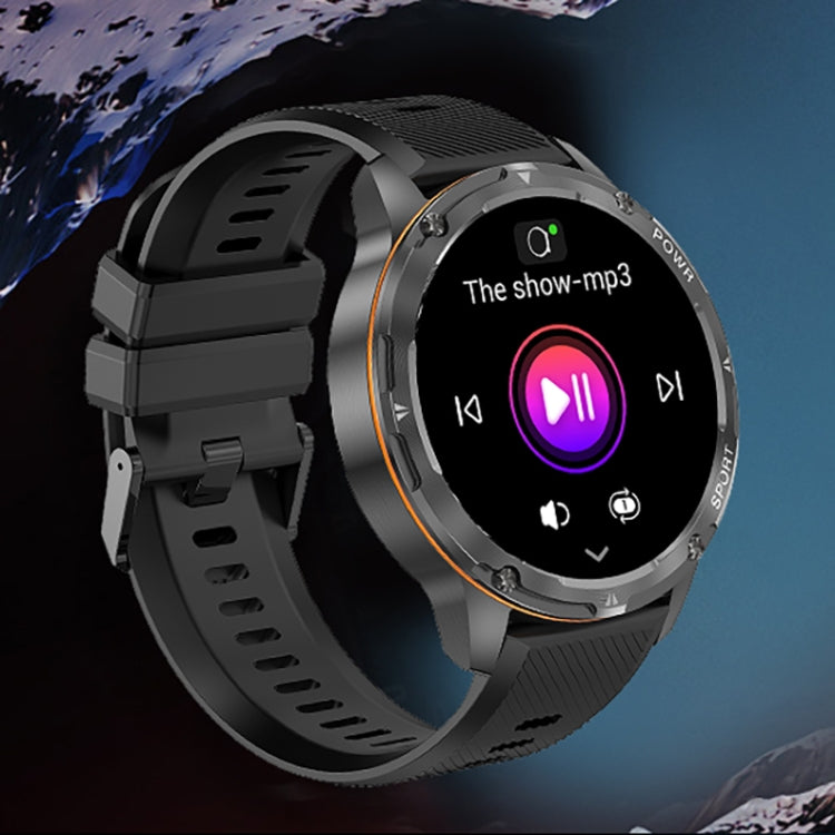 LEMFO AK59 1.43 inch AMLOED Round Screen Silicone Strap Smart Watch(Black) - free shipping - PMC Jewellery - Order now!