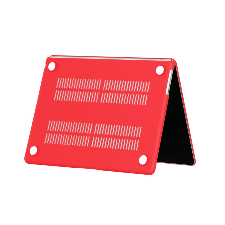 For MacBook Air 15.3 2025 / 2024 / 2023 Laptop Matte Style Protective Case(Red) - MacBook Air Cases by PMC TechLife | Online Shopping South Africa | PMC TechLife | Buy Now Pay Later Mobicred