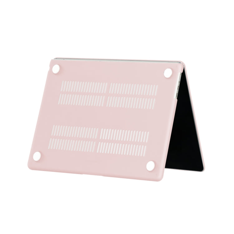 For MacBook Air 15.3 2024 A2941 (M2)/A3114 (M3) Laptop Matte Style Protective Case(Apple Pink) - MacBook Air Cases by PMC TechLife | Online Shopping South Africa | PMC TechLife | Buy Now Pay Later Mobicred
