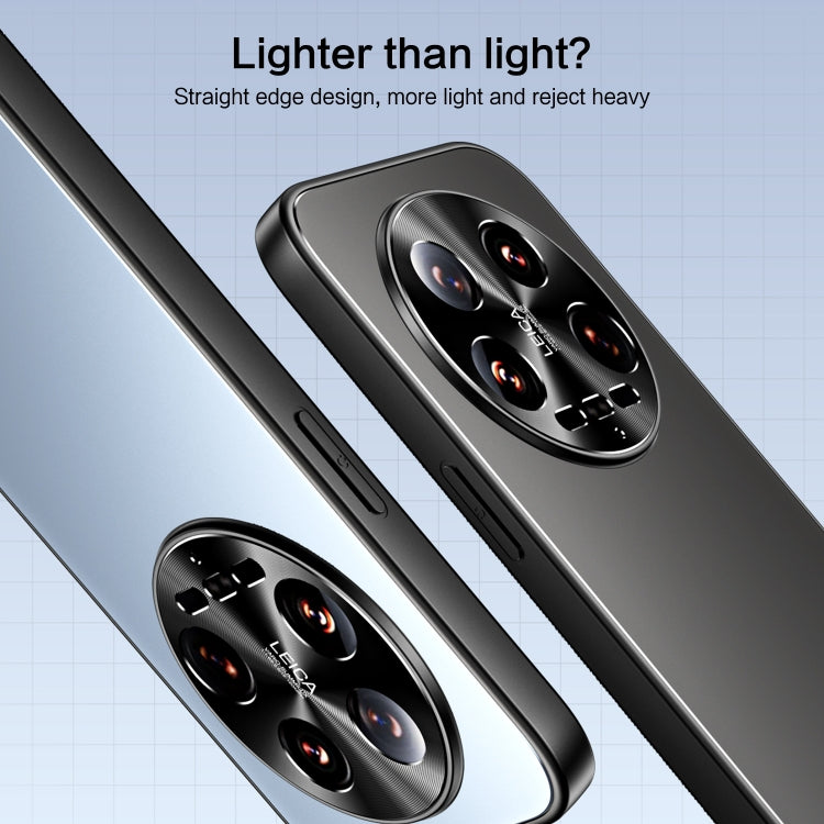For Xiaomi 14 Ultra R-JUST RJ-61 Electroplating Frosted TPU + PC Phone Case with Holder(Grey) - 14 Ultra Cases by R-JUST | Online Shopping South Africa | PMC Jewellery | Buy Now Pay Later Mobicred