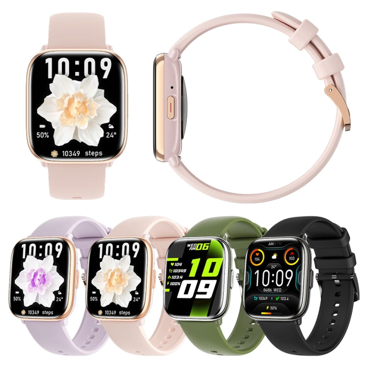 HD12 1.75 inch IP68 Water-resistant Smart Watch, Support Blood Oxygen Monitoring(Black)