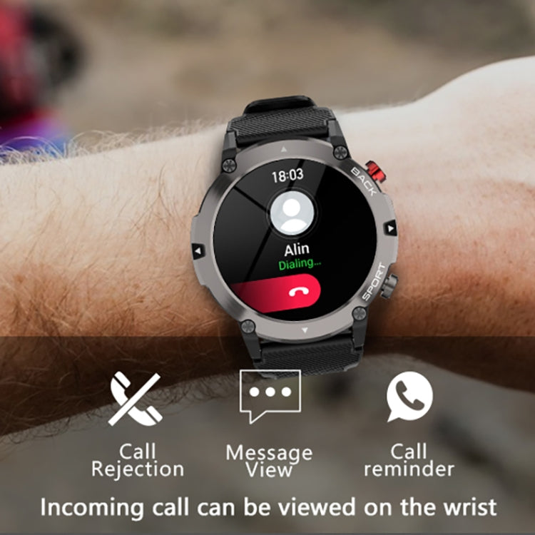 LEMFO LF26MAX 1.32 inch HD Round Screen Smart Watch Supports Bluetooth Calls(Black) - free shipping - PMC TechLife - Order now!