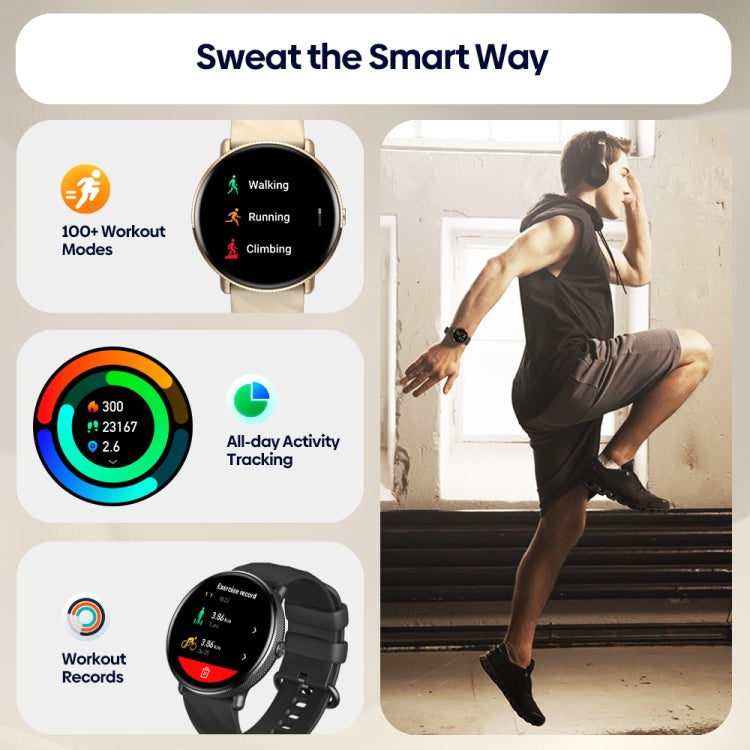 Zeblaze GTR 3 Pro 1.43 inch Screen Voice Calling Smart Watch, Support Heart Rate / Blood Pressure / Blood Oxygen(Silver)