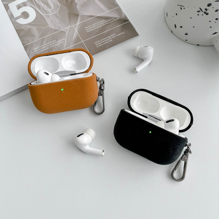 For AirPods Pro 2 Suede Earphone Protective Case(Pink)