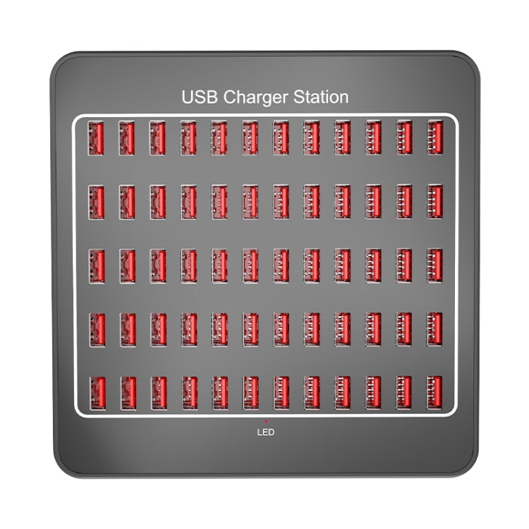 YFY-A78 300W 60 Ports USB Smart Charging Station(US Plug)