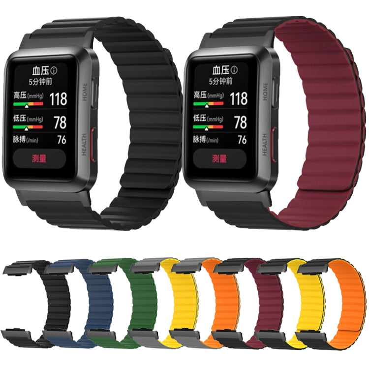 For Huawei Watch D Magnetic Silicone Watch Band(Dark Blue) - free shipping - PMC TechLife - Order now!