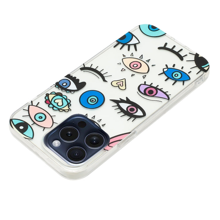 For iPhone 16 Pro Colorful Painting Pattern TPU Phone Case(Eye Monster) - iPhone 16 Pro Cases by PMC TechLife | Online Shopping South Africa | PMC TechLife | Buy Now Pay Later Mobicred
