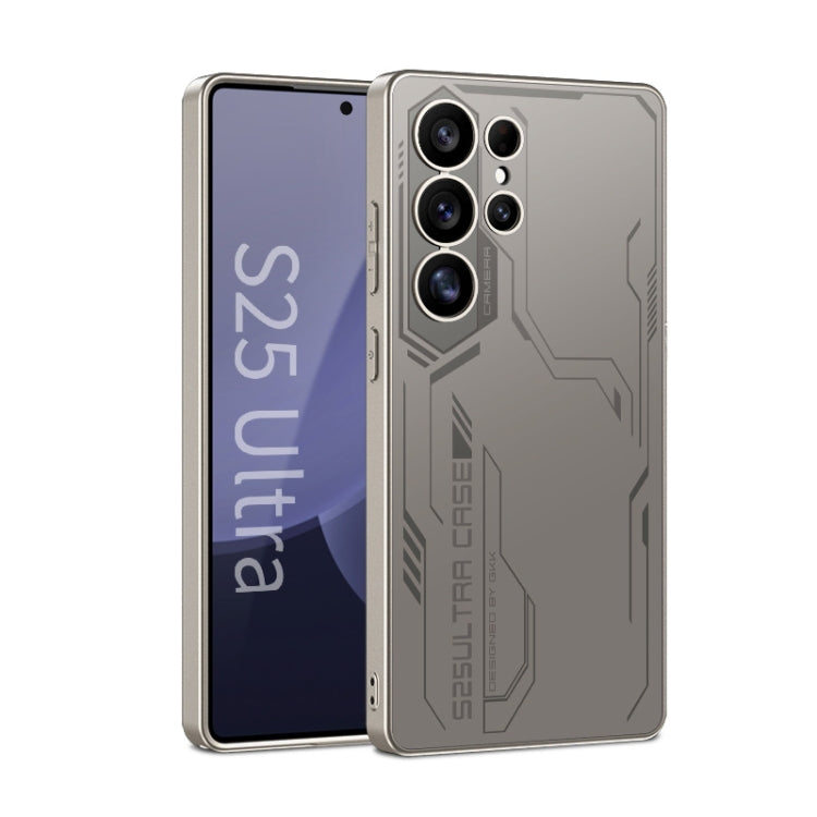 For Samsung Galaxy S25 Ultra 5G GKK AG Craft Skin Feel Exploration Edition Full Coverage Phone Case(Grey)