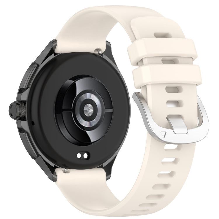 For Xiaomi Watch 2 Liquid Glossy Silver Buckle Silicone Watch Band(Starlight Color)