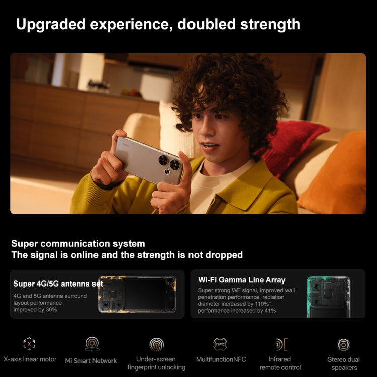Xiaomi Redmi Turbo 3, 16GB+1TB, 6.67 inch Xiaomi HyperOS Snapdragon 8s Gen 3 Octa Core 3.0GHz, NFC, Network: 5G, Support Google Play(Black)