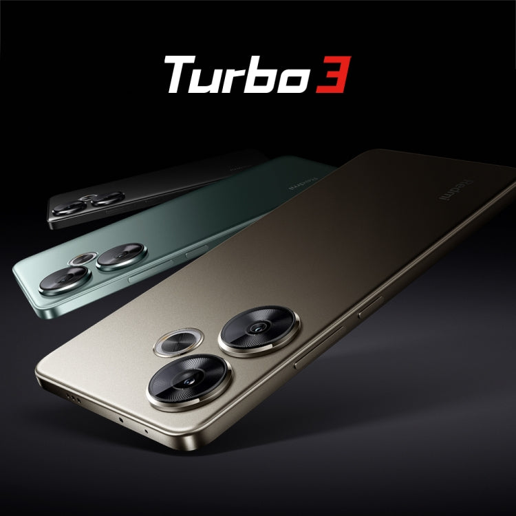 Xiaomi Redmi Turbo 3, 12GB+256GB, 6.67 inch Xiaomi HyperOS Snapdragon 8s Gen 3 Octa Core 3.0GHz, NFC, Network: 5G, Support Google Play(Black)