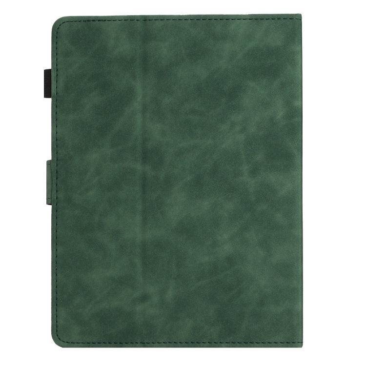 For 10 inch Universal Coconut Tree Embossed Leather Tablet Case(Green) - 10 - 11 inch by PMC Jewellery | Online Shopping South Africa | PMC Jewellery | Buy Now Pay Later Mobicred
