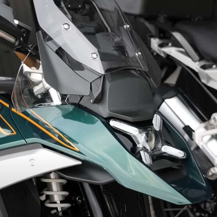 For BMW R1300GS Motorcycle Side Air Deflector Windshield(Transparent)