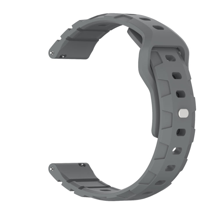 18mm Armor Silicone Watch Band(Space Grey)