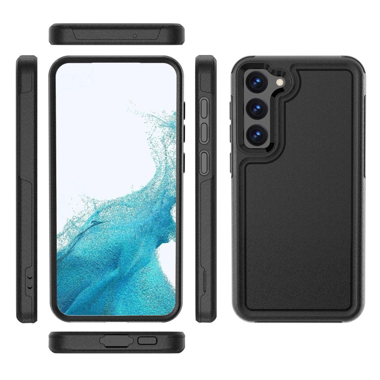 For Samsung Galaxy S23 5G RedPepper Armor PC Hybrid TPU Phone Case(Black)