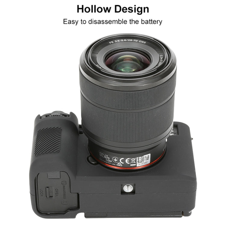 For Sony ILCE-7CM2 / A7C II / A7CR Glossy Soft Silicone Protective Case(Black) - Protective Case by PMC TechLife | Online Shopping South Africa | PMC TechLife | Buy Now Pay Later Mobicred