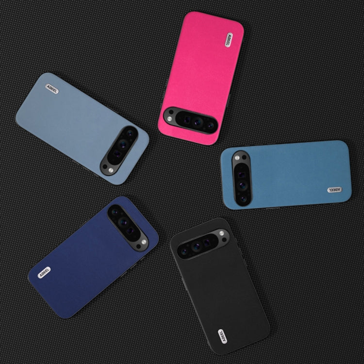For Google Pixel 9 Pro ABEEL Arashi Texture PU Phone Case(Curtain Blue) - Google Cases by PMC TechLife | Online Shopping South Africa | PMC TechLife | Buy Now Pay Later Mobicred