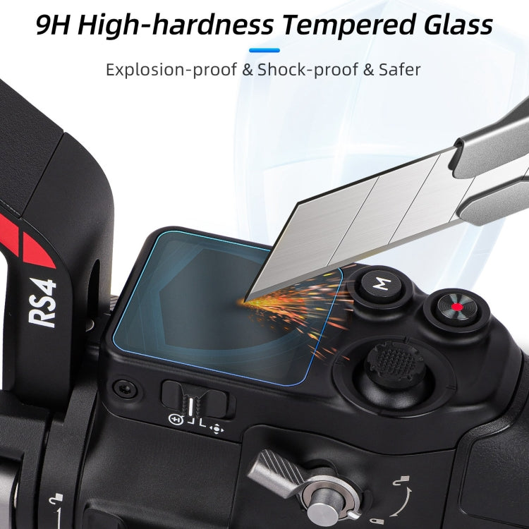 For DJI RS 4/RS 4 Pro/RS 3/RS 3 Pro Sunnylife 2pcs Screen Explosion proof Tempered Glass Film