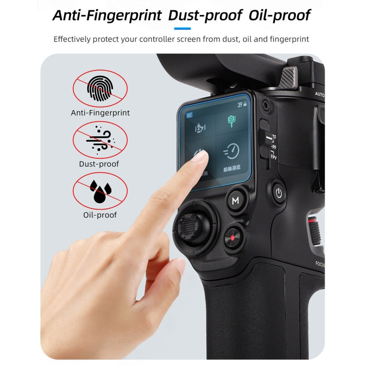For DJI RS 4/RS 4 Pro/RS 3/RS 3 Pro Sunnylife 2pcs Screen Explosion proof Tempered Glass Film