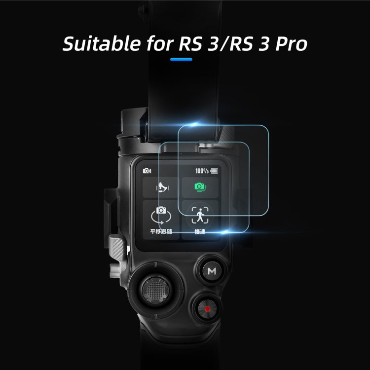 For DJI RS 4/RS 4 Pro/RS 3/RS 3 Pro Sunnylife 2pcs Screen Explosion proof Tempered Glass Film