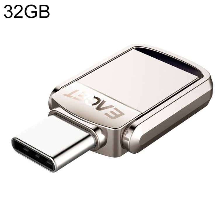 EAGET 32G USB 3.1 + USB-C Interface Metal Twister Flash U Disk, Standard