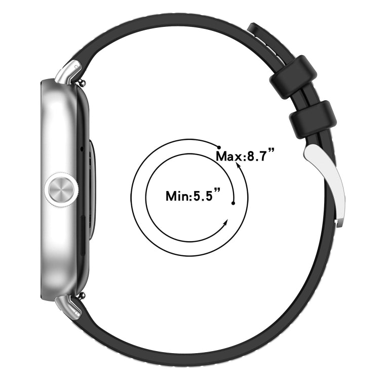 For Xiaomi Mi Band 8 Pro / Redmi Watch 4 Official Buckle Hybrid Nylon Braid Silicone Watch Band(Green)
