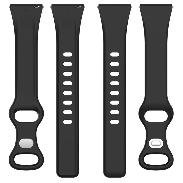 20mm Slim Reverse Buckle Silicone Watch Band(Apricot)