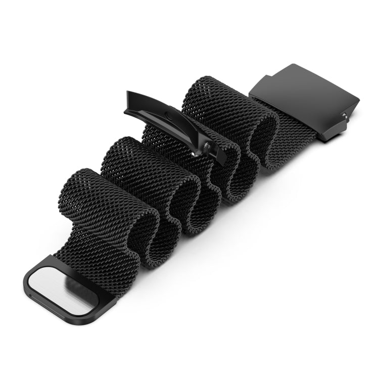 For OPPO Watch X / OnePlus Watch 2 Milan Magnetic Steel Mesh Watch Band(Rose Gold)