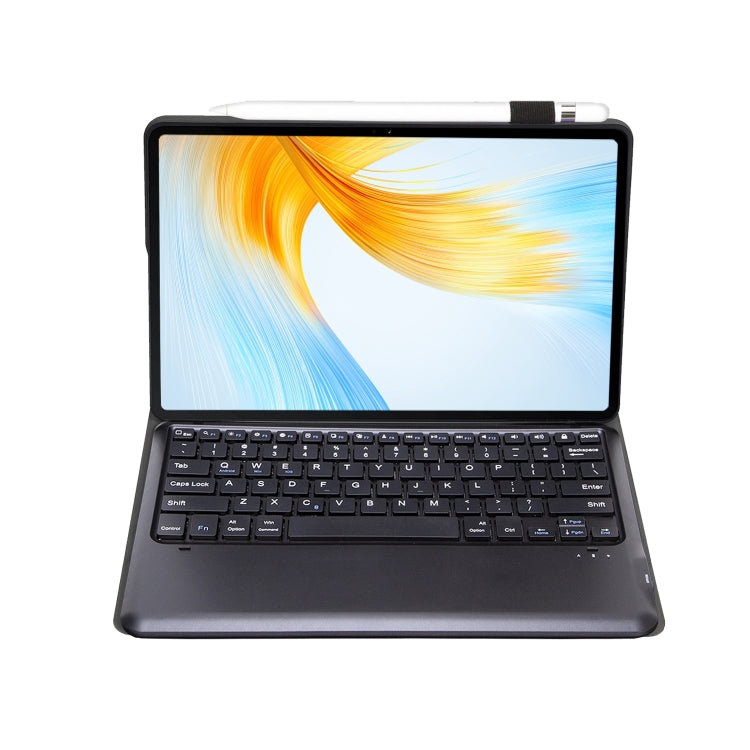 For vivo Pad3 Pro 13 inch AV14 Bluetooth Keyboard TPU Leather Tablet Case with Holder(Black)