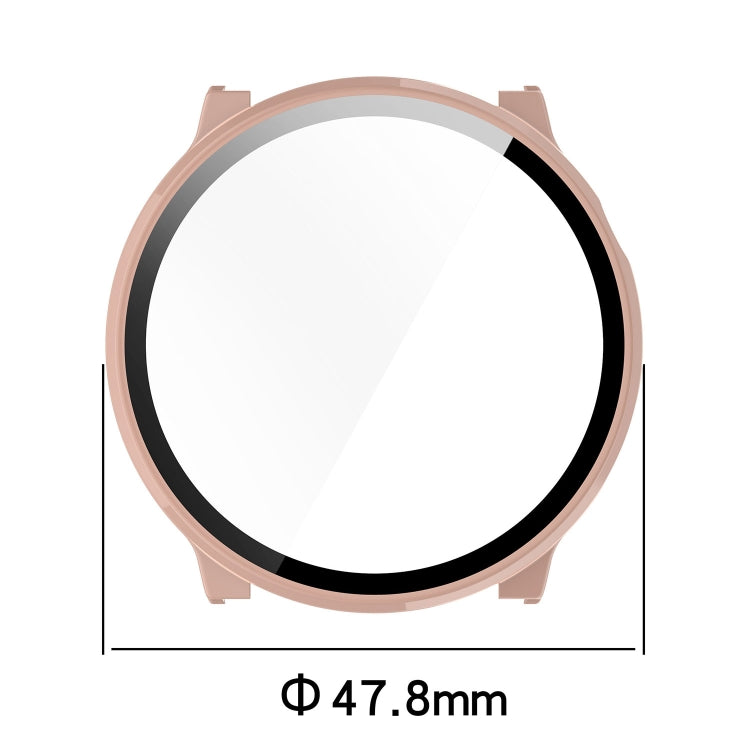 For Xiaomi Mibro Watch Lite 2 PC + Tempered Film Integrated Watch Protective Case(Ivory White)