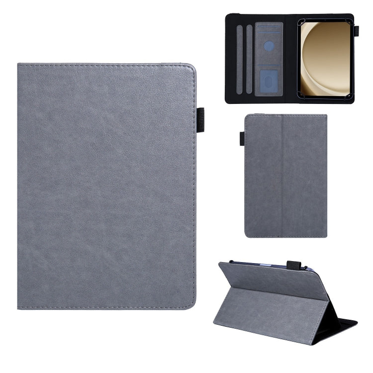 8 inch Extraordinary Series Leather Tablet Case(Grey) - 8 inch by PMC Jewellery | Online Shopping South Africa | PMC Jewellery | Buy Now Pay Later Mobicred