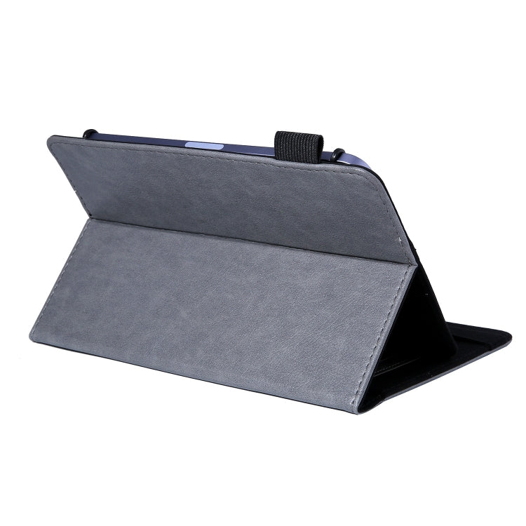 8 inch Extraordinary Series Leather Tablet Case(Grey) - 8 inch by PMC Jewellery | Online Shopping South Africa | PMC Jewellery | Buy Now Pay Later Mobicred