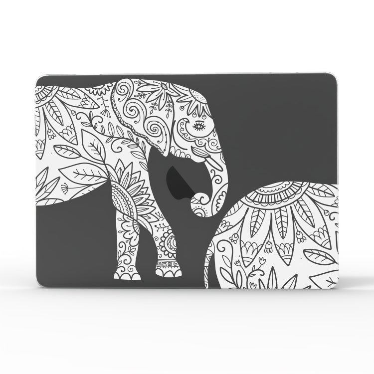 For MacBook Air 13.6 M2 A2681 / M3 A3113 UV Printed Pattern Laptop Frosted Protective Case(DDC-864)