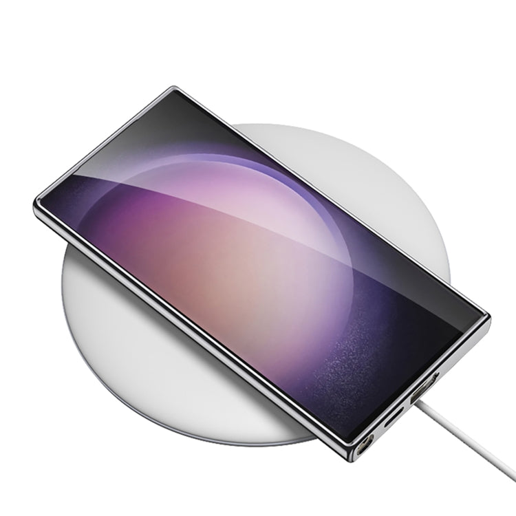 For Samsung Galaxy S24 Ultra GKK Leather Electroplating Supersonic Speed Shockproof Phone Case(Blue)