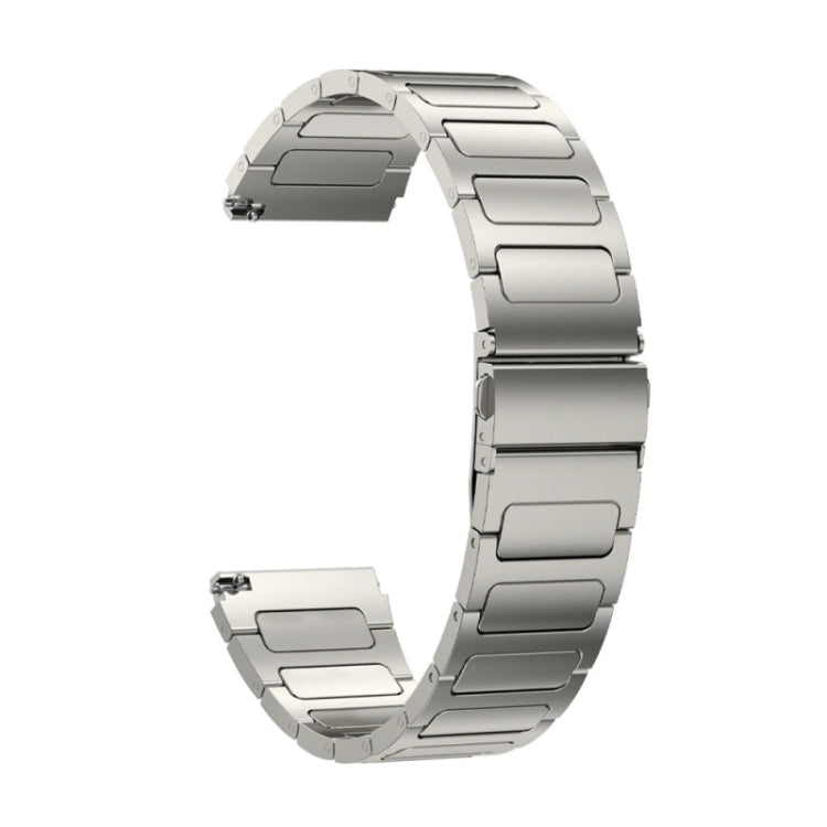 For Huawei Watch 4 / 4 Pro 22mm Flat Buckle Titanium Alloy Watch Band(Gray)