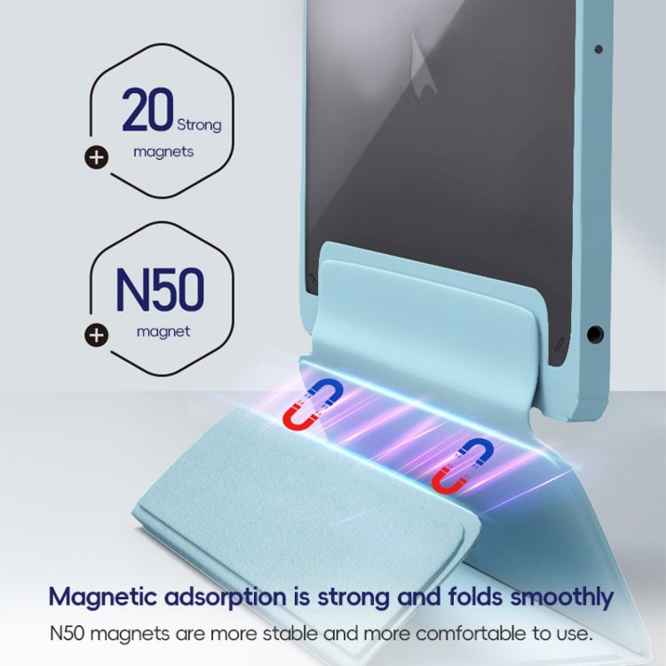 For iPad 2025 / 2022 ZGA Tri-Fold Voltage Smart Leather Tablet Case(Black) - free shipping - PMC Jewellery - Order now!