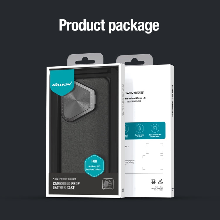For Huawei Pura 70 Pro/70 Pro+ NILLKIN CamShield Prop Series PC + TPU Phone Case(Black) - free shipping - PMC TechLife - Order now!