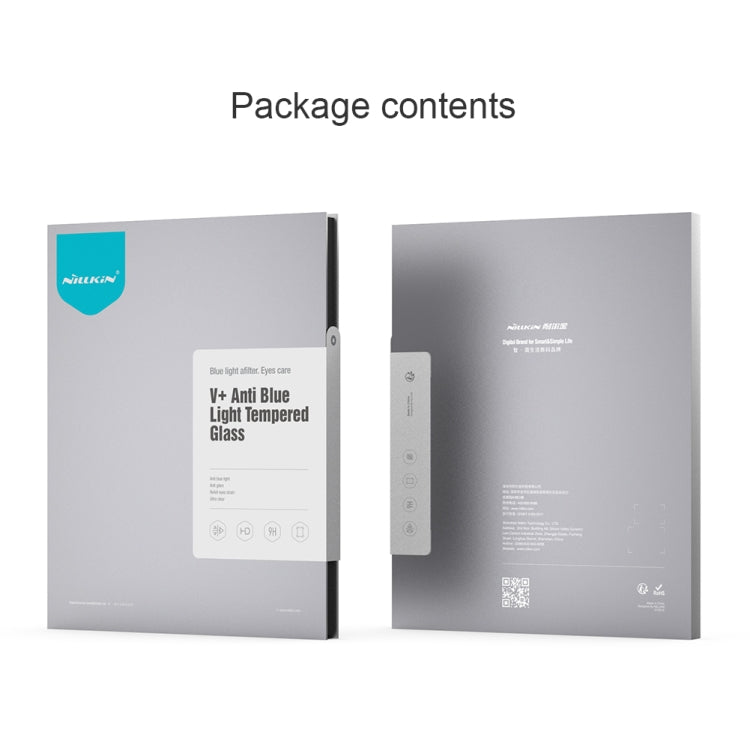 For iPad Pro 11 2024 NILLKIN V+ Series Anti-Blue Light Tempered Glass Protective Film - iPad Pro 11 2024 Tempered Glass by NILLKIN | Online Shopping South Africa | PMC TechLife | Buy Now Pay Later Mobicred