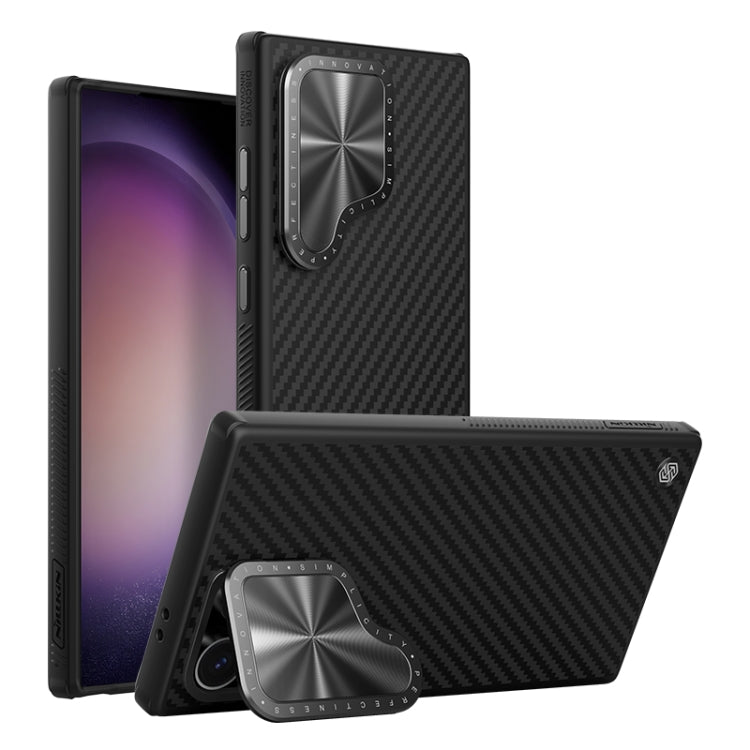 For Samsung Galaxy S24 Ultra 5G NILLKIN Aramid Fiber MagSafe Magnetic Cover Version Phone Case(Black) - free shipping - PMC Jewellery - Order now!