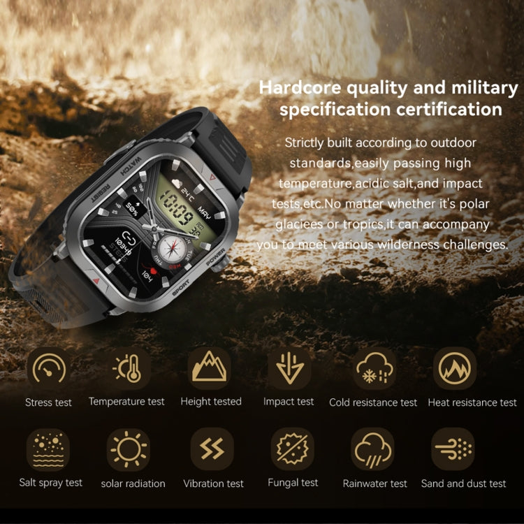 ZW66 2.01 inch BT5.1 Fitness Wellness Smart Watch, Support Bluetooth Call / Sleep / Blood Oxygen / Heart Rate / Blood Pressure Health Monitor(Silver)
