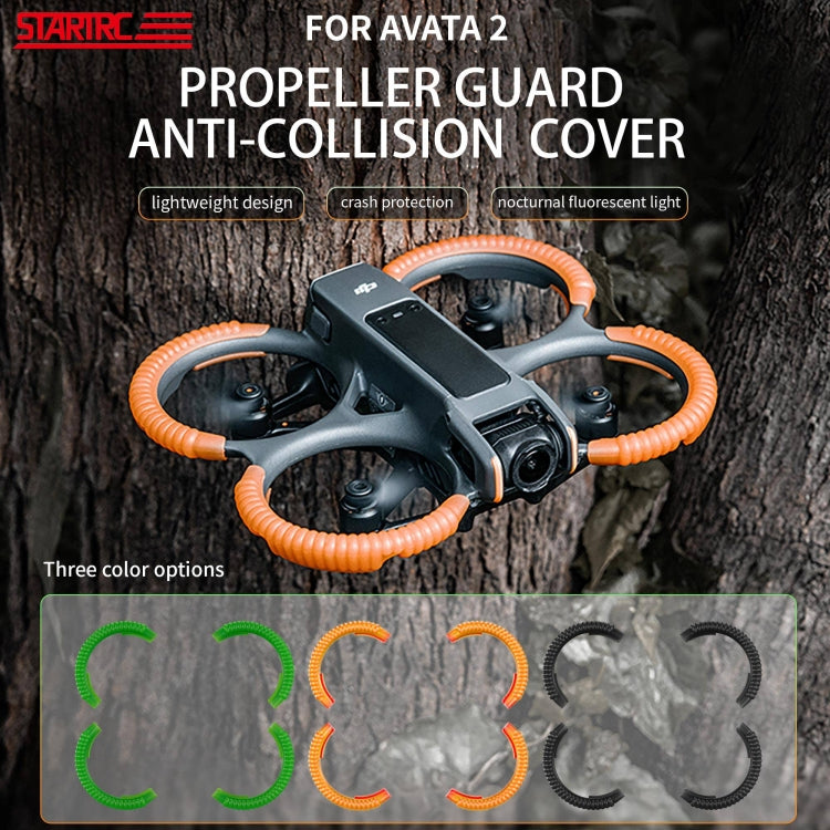 For DJI AVATA 2 STARTRC Propeller TPU Protective Guard Anti-collision Ring Cover(Fluorescent Green) - Other by STARTRC | Online Shopping South Africa | PMC Jewellery | Buy Now Pay Later Mobicred